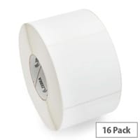 Zebra Z-Select 2000D White Direct Thermal Labels 101.6 x 101.6mm - 3003071 - 150 Labels per Roll Pack of 16