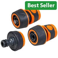 Faithfull 3/4in Plastic Hose Fittings Kit, 3 Piece