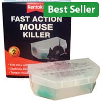 Rentokil Pack of 2 Fast Action Mouse Killer
