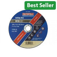 Faithfull Metal Cut Off Disc 180x3.2x22.23mm