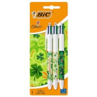 Bic 4 Colour Ballpoint Pen - Ireland Edition, Card of 3