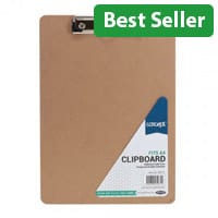 Concept Wooden Clipboard 9X12.5 Inch Fits A4