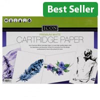 Icon A3 Cartridge Paper 135gsm 40 Sheets - Great For Artists