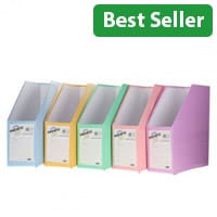 Premto Pastel Magazine Organiser Assorted Colours - Organize Documents Easily