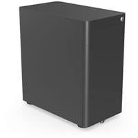 Moda L Metal Pedestal with 2 Stationary and 1 Filling Drawer - D535xH580xW300mm - Black