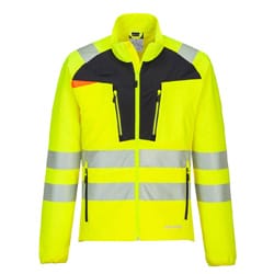 Portwest DX481 DX4 Hi-Vis Lightweight Mid Layer Yellow/Black Size 6XL