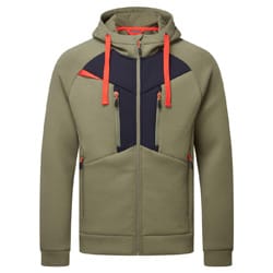 Portwest DX472 DX4 Zipped Hoodie Moss Green Size M