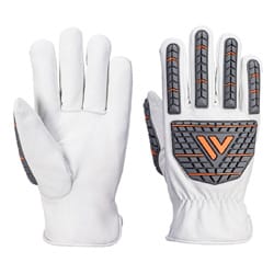 Portwest A742 Impact Driver Glove (Unlined) White Size M