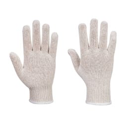 Portwest AB030 String Knit Liner Glove (288 Pairs) White Size M
