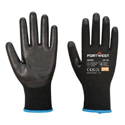 Portwest AP33 LR15 PU Touchscreen Glove (Pk12) Black Size S