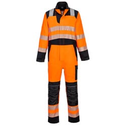 Portwest FR50 Flame Resistant Anti-Static Coverall 350g Orange/Black Size XXXL