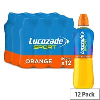 Lucozade Sport Orange Sports Bottle 500ml (Pack of 12) F40068