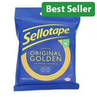 Sellotape 24mmx50M Original Golden Tape - Strong & Durable for General Use