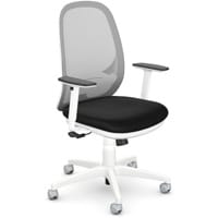 Andy Mesh Lumber Support Chair White