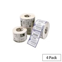 Zebra Z-Perform 1000D White Direct Thermal Labels 102 x 64mm - 3002654 - 4 Rolls