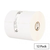 Zebra Z-Select 2000D White Direct Thermal Labels 102 x 76mm Permanent Adhesive - 800999-020 - 450 Labels per Roll Pack of 12