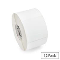 Zebra Z-Select 2000D 102 x 51mm White Direct Thermal Labels Permanent Adhesive - 3003074 - 1680 Labels per Roll Pack of 12