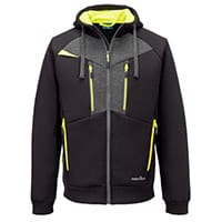 Portwest DX472 DX4 Zipped Hoodie Black M