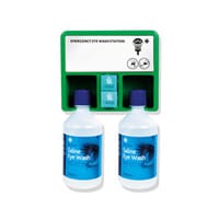 Mini Eye Wash Station with Mirror, COMPLETE