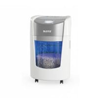 Leitz IQ OptiMax Home Office Paper Shredder 15L White 83581000