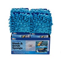 Microfibre Wash & Scrub Sponge Pack of 6