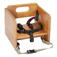 Bolero Booster Seat Dark Wood
