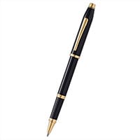 Cross Century II Classic Black with 23KT Gold-Plated Trims Rollerball Pen
