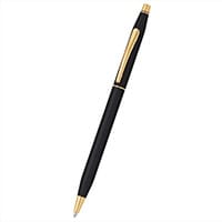 Cross Classic Century Classic Black Ballpoint Pen with 23 Karat Gold-Plated Trims