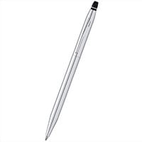 Cross Click Chrome Ballpoint Pen With Black Trims