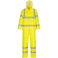 Portwest H448 Hi-Vis Packaway Rain Suit Yellow XXL