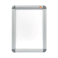 Nobo A4 Clip-Down Frame - Moulded Aluminium, Front-Opening, 297x210mm