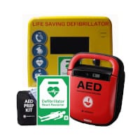 BUNDLE DEAL | Mediana HeartOn A15 AED & Polycarbonate Locked Heated Outdoor Cabinet 2870PBO
