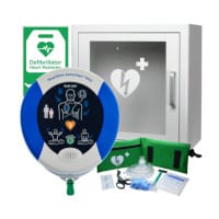 BUNDLE DEAL | HeartSine PAD 350P AED & Arky Indoor Cabinet 350-BAS-BI