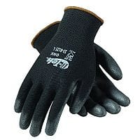 Shield Pu Coated Nylon Black Gloves Size 9 M/L-Men or XXL-Women Pack 1