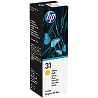 HP 31 70ml Yellow Ink Bottle 1VU28AE - HP No 31