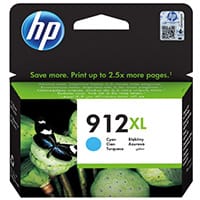 HP 912XL High Yield Ink Cartridge Cyan 9.9ml 3YL81AE - HP No 912 XL