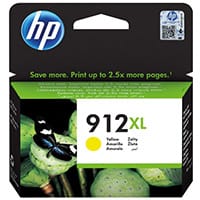HP 912XL High Yield Ink Cartridge Yellow 9.9ml 3YL83AE - HP No 912 XL
