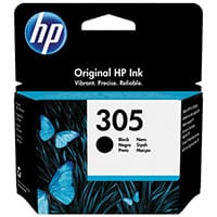 HP 305 Original Black Ink Cartridge 3YM61AE - HP No 305, Reliable Printing