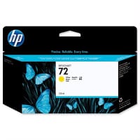 HP 72 Yellow Inkjet Cartridge 130ml C9373A - HP No. 72, High-Quality Ink for Professional Prints