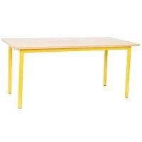 Rectangular Primary School Table Yellow 1200x600x550mm
