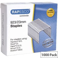 Rapesco Staples 923/23mm Pack of 1000