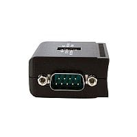 StarTech 6ft RS422/485 USB Serial Adapter w/ COM Retention 1 x DB-9 Male Serial 1 x Type A Female USB Black
