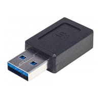 Manhattan USB-C to USB-A Adapter, Female to Male, 480 Mbps, USB 2.0 - Connectors: USB A, USB C - Colour: Black