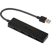 i-tec Advance USB 3.0 Slim Passive HUB 4 Port, USB 3.2 Gen 1 (3.1 Gen 1) Type-A, USB 3.2 Gen 1 (3.1 Gen 1) Type-A, 5000 Mbit/s, Black, 0.2 m, USB