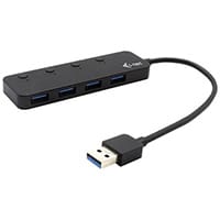 i-tec USB 3.0 Metal HUB 4 Port with individual On/Off Switches, USB 3.2 Gen 1 (3.1 Gen 1) Type-A, USB 3.2 Gen 1 (3.1 Gen 1) Type-A, 5 Mbit/s, Black, Plastic, USB