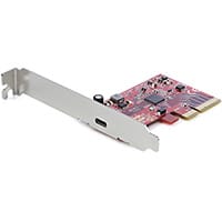 StarTech.com 1-Port USB 3.2 Gen 2x2 PCIe Card - USB-C SuperSpeed 20Gbps PCI Express 3.0 x4 Host Controller Card - USB Type-C PCIe Add-On Adapter Card - Expansion Card - Windows & Linux, PCIe, USB 3.2 Gen 2 (3.1 Gen 2), PCIe 3.0, Red, 3126209 h, ASMedia -
