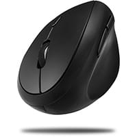 Adesso iMouse V10 - Wireless Vertical Ergonomic Mini Mouse, Right-hand, Vertical design, Optical, RF Wireless, 1600 DPI, Black