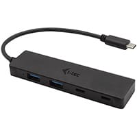 i-tec Metal USB-C HUB 2x USB 3.0 + 2x USB-C, USB 3.2 Gen 1 (3.1 Gen 1) Type-C, USB 3.2 Gen 1 (3.1 Gen 1) Type-A, USB 3.2 Gen 1 (3.1 Gen 1) Type-C, 5000 Mbit/s, Black, Android, Chrome, 110 mm