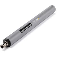 StarTech.com 55-Bit Electric Precision Screwdriver Set - Portable Cordless Battery Powered Bit Driver Kit for Electronic, Laptop, Computers, Tablet & Phone Repairs - Magnetic Work Pad, Power screwdriver, Straight handle, Silver, 110 RPM, 0.25 N?m, 0.35 N?