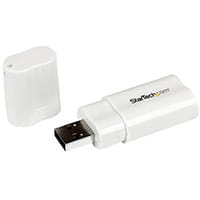 StarTech.com USB to Stereo Audio Adapter Converter, USB
